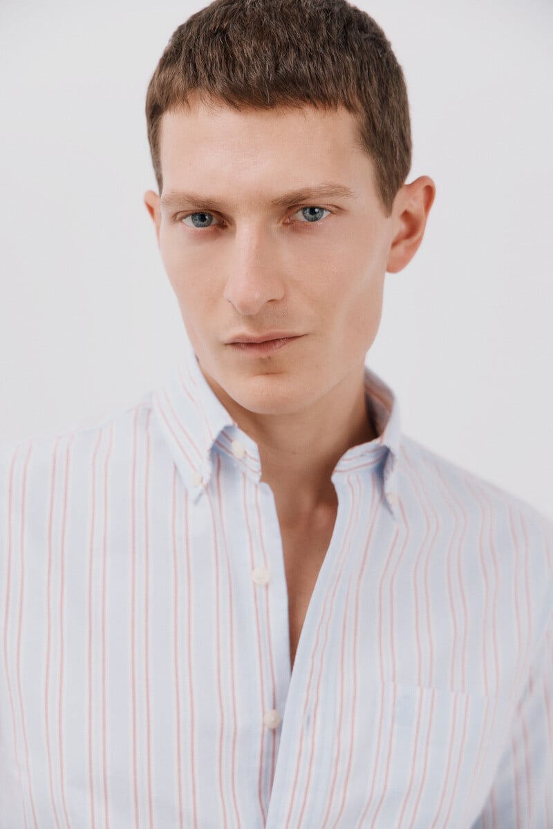 Cortefiel Camisa oxford rayas