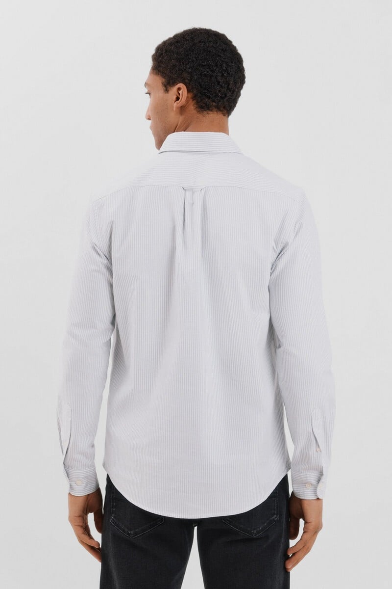 Cortefiel Camisa Oxford Rayas