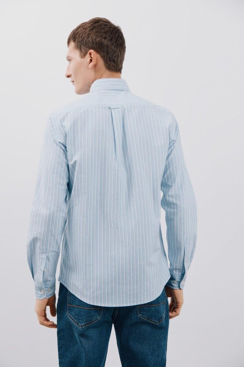 Cortefiel Camisa Oxford Rayas