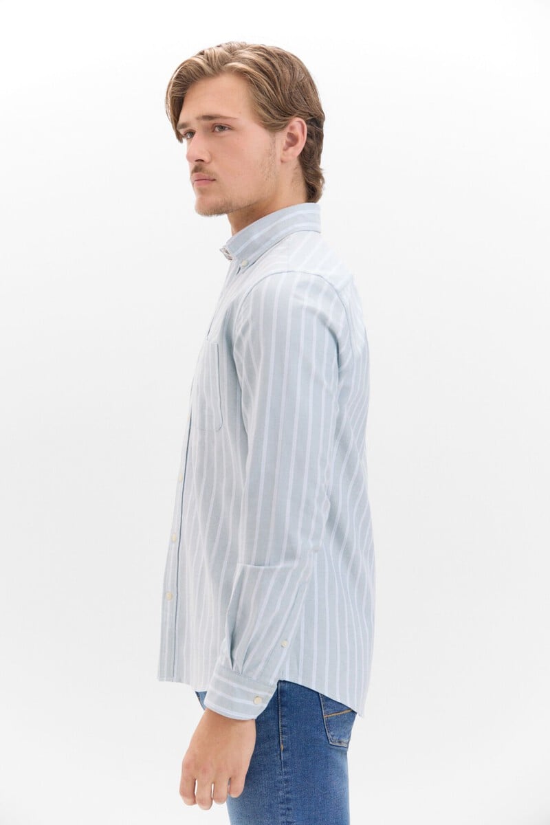 Cortefiel Camisa Oxford Rayas