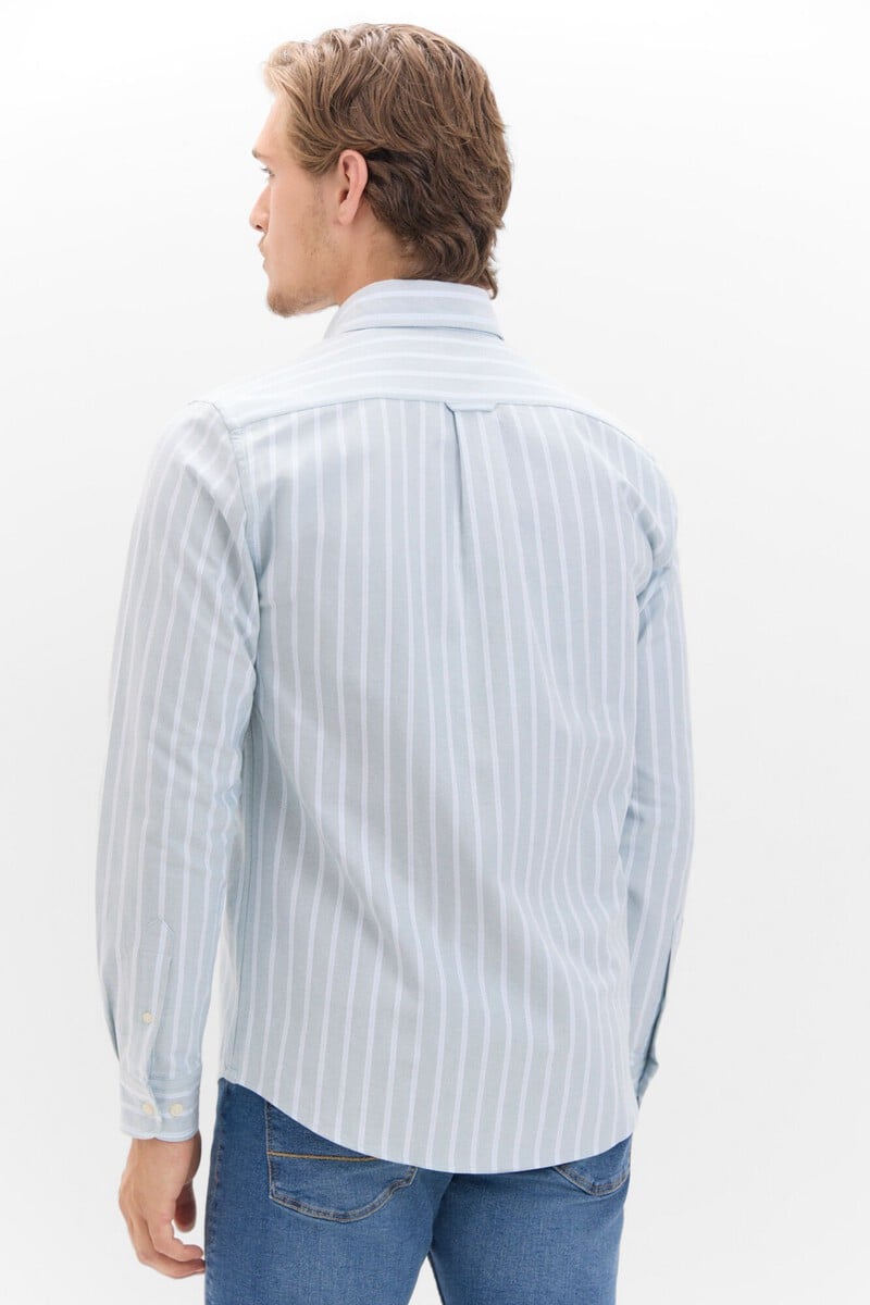 Cortefiel Camisa Oxford Rayas