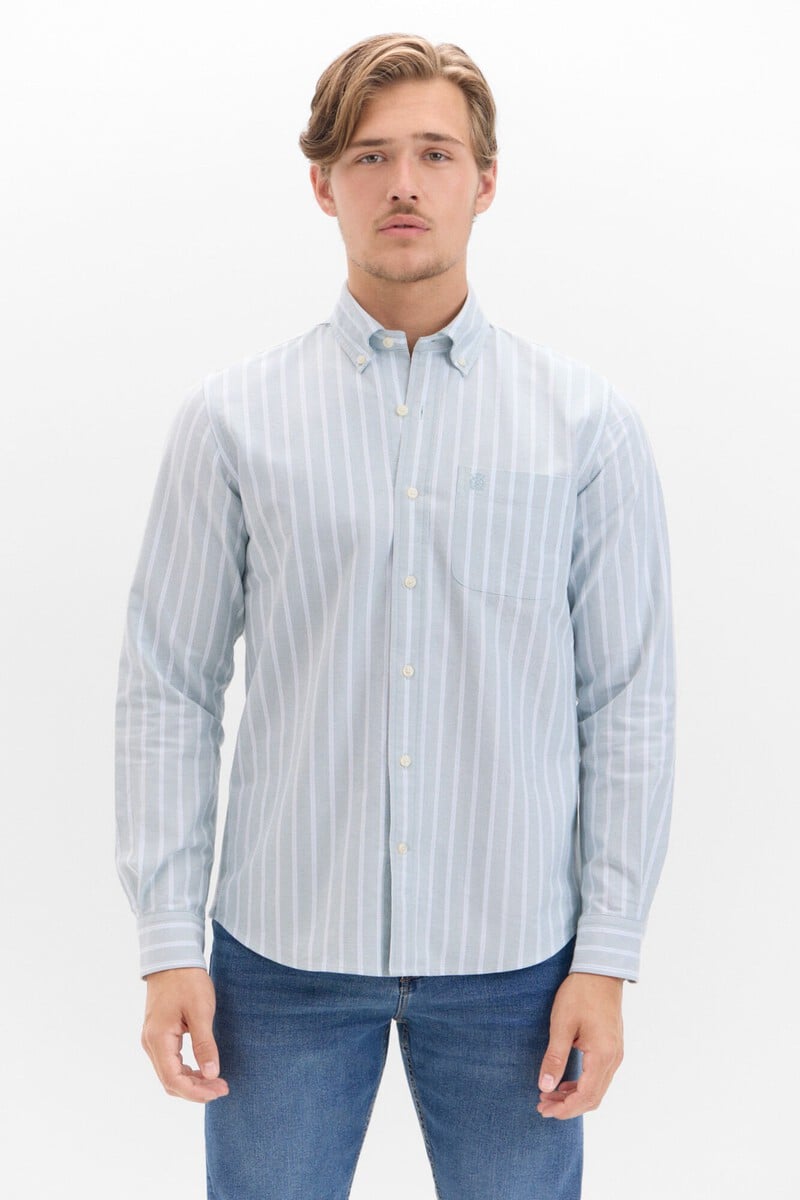 Cortefiel Camisa oxford rayas