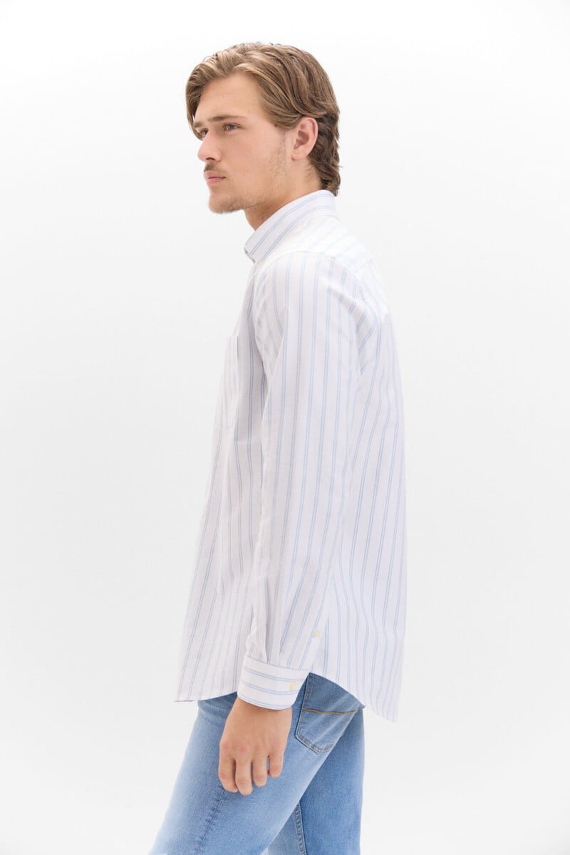 Cortefiel Camisa Oxford Rayas