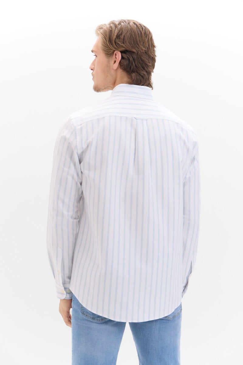 Cortefiel Camisa Oxford Rayas