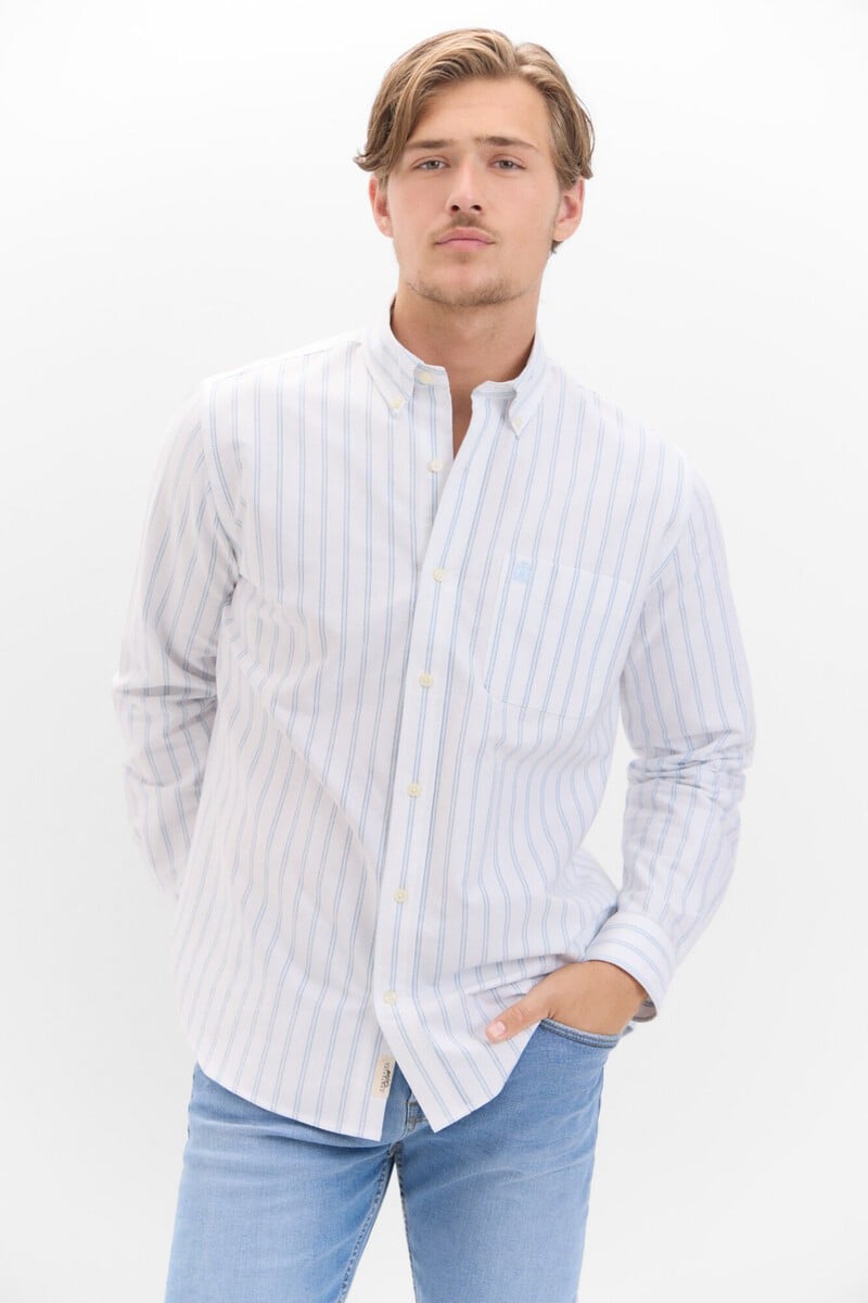 Cortefiel Camisa oxford rayas
