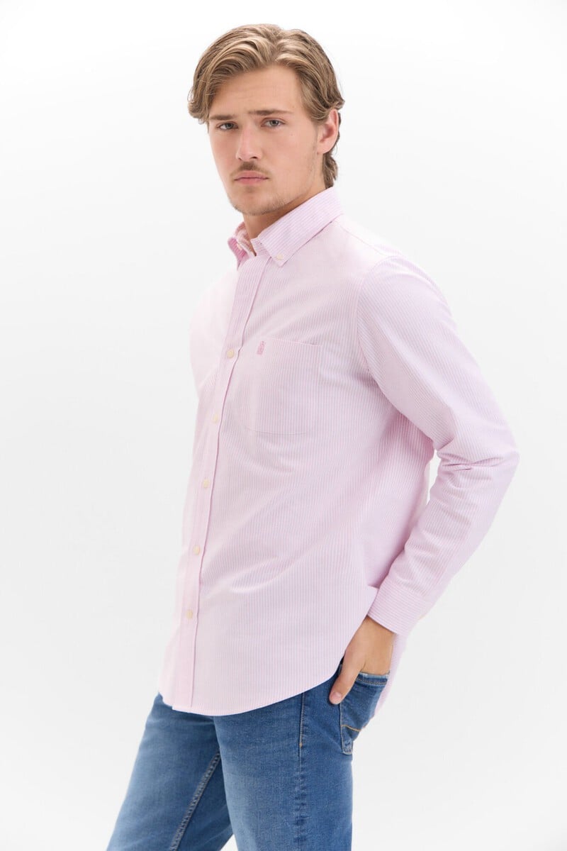 Cortefiel Camisa Oxford Rayas