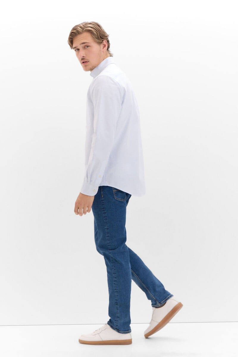 Cortefiel Camisa Oxford Rayas