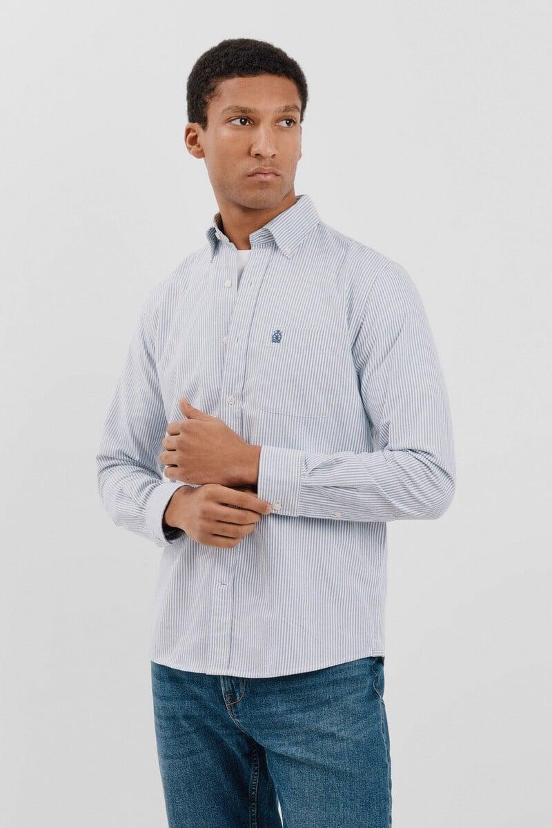 Cortefiel Camisa Oxford Rayas