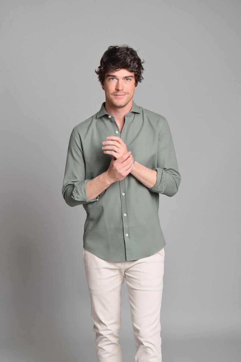 Cortefiel Camisa Piqué