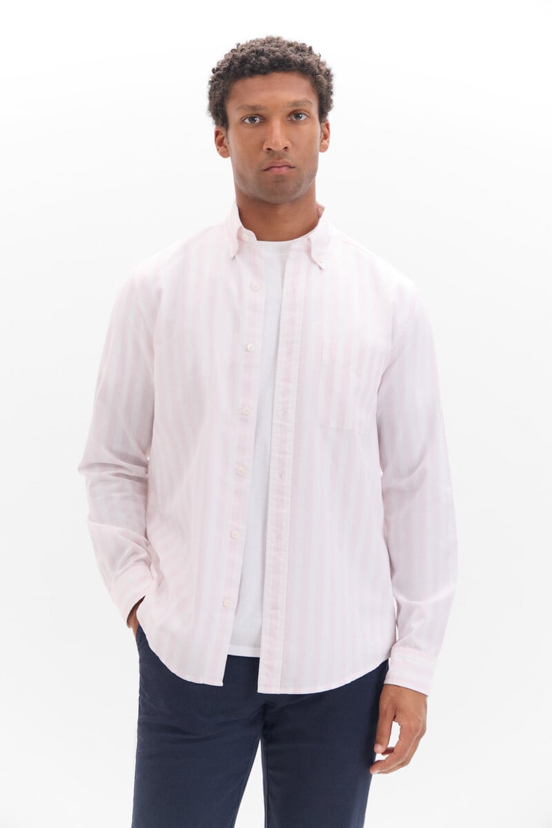 Cortefiel Camisa popelín rayas