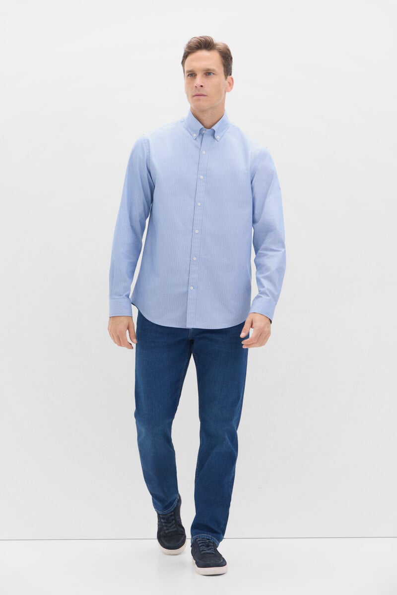Cortefiel Camisa Rayas Coolmax