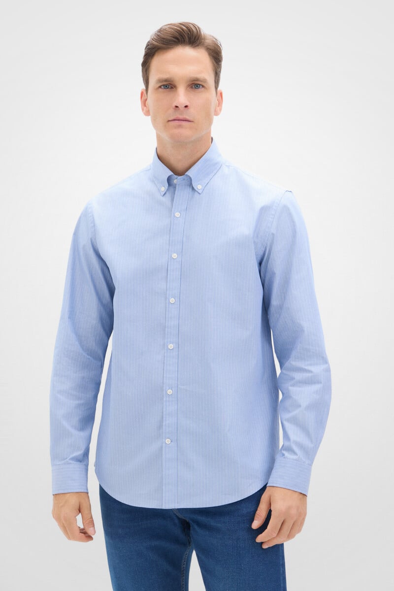 Cortefiel Camisa rayas coolmax