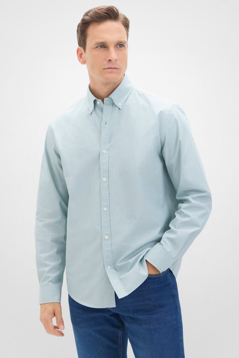 Cortefiel Camisa rayas coolmax
