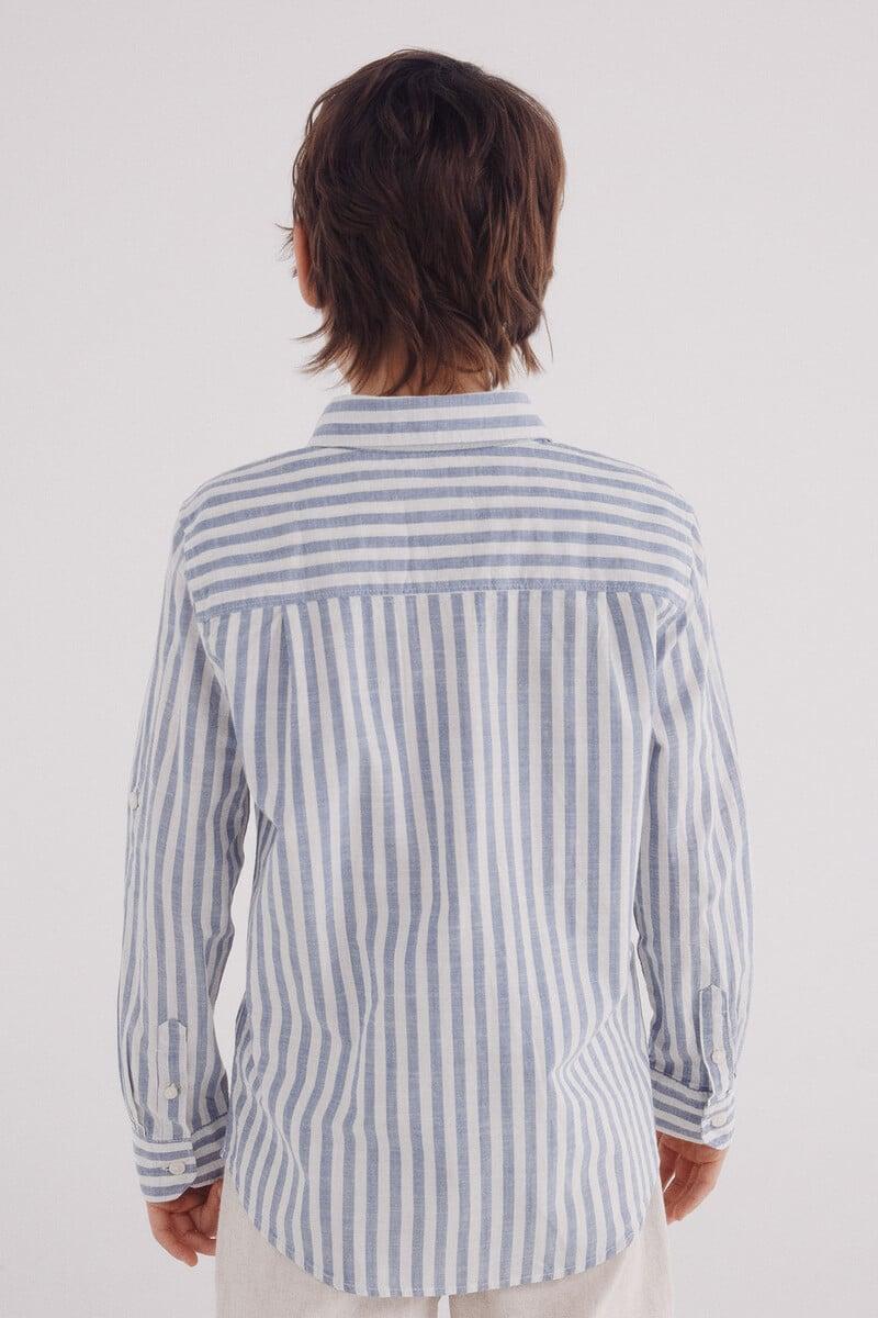 Cortefiel Camisa Rayas Niño