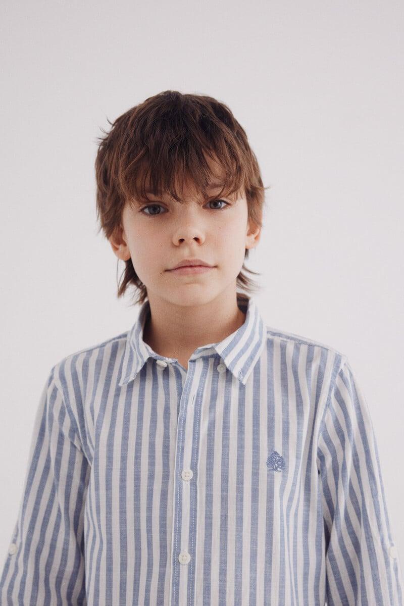 Cortefiel Camisa Rayas niño