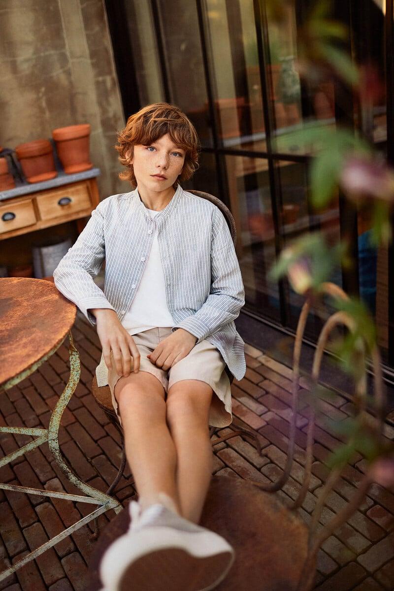 Cortefiel Camisa rayas niño