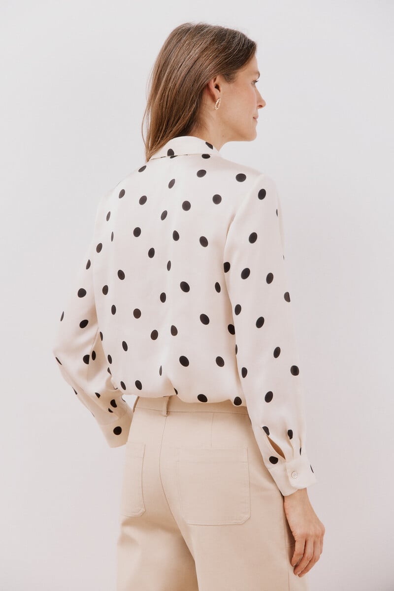 Cortefiel Camisa Satinada