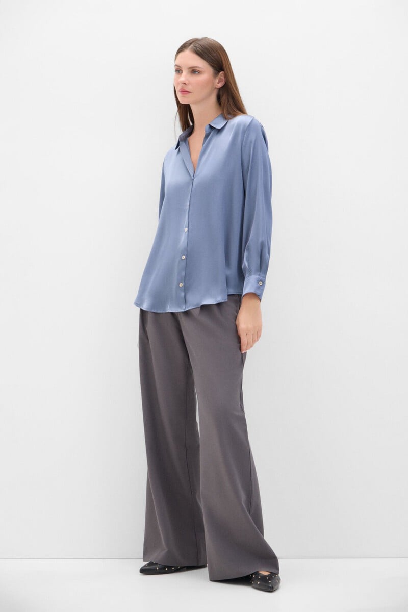 Cortefiel Camisa satinada