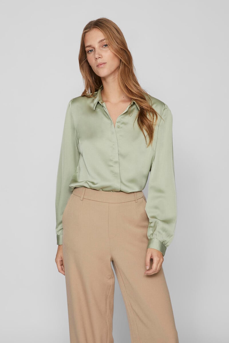 Cortefiel Camisa satinada