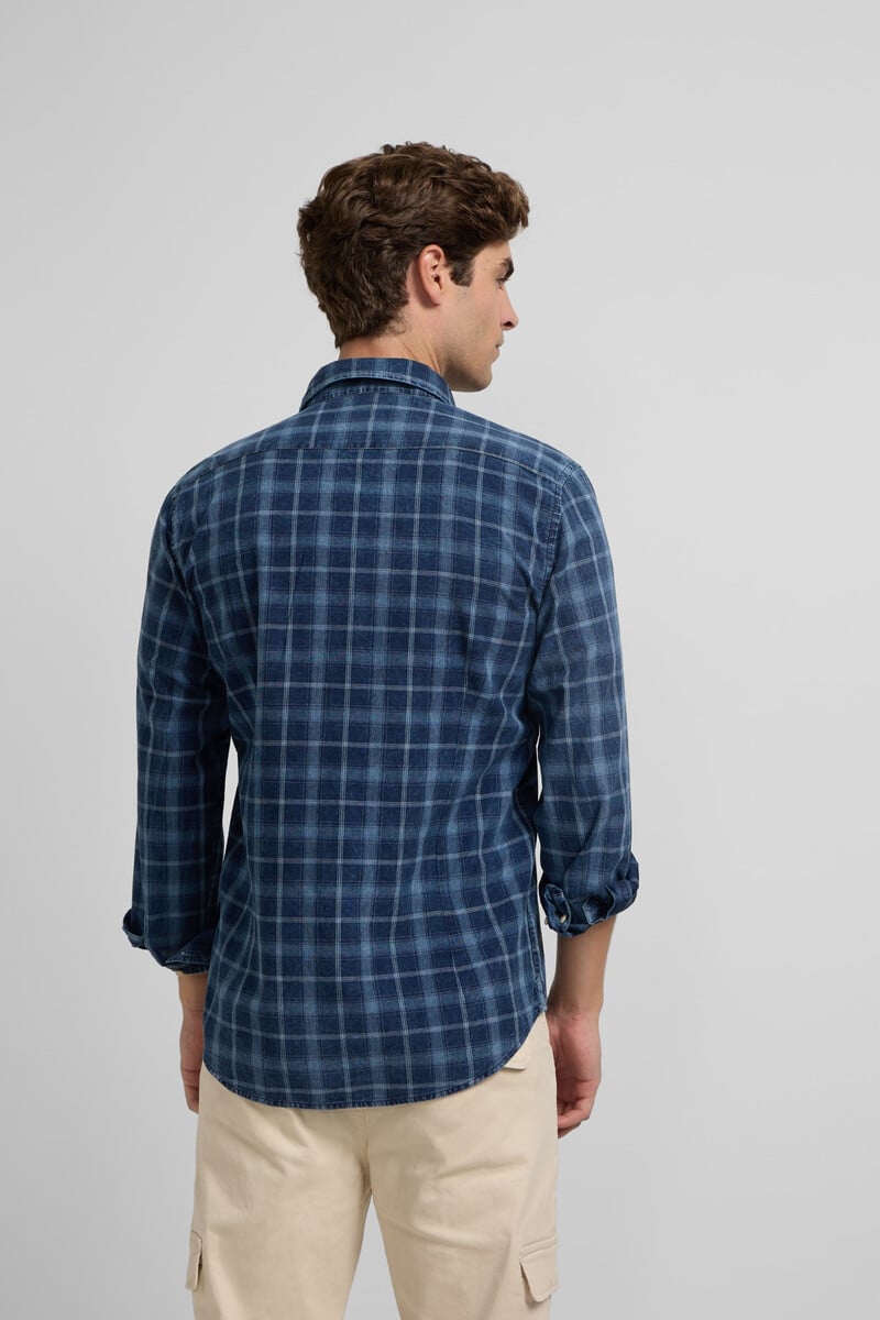 Cortefiel Camisa Sport Cuadros Grandes