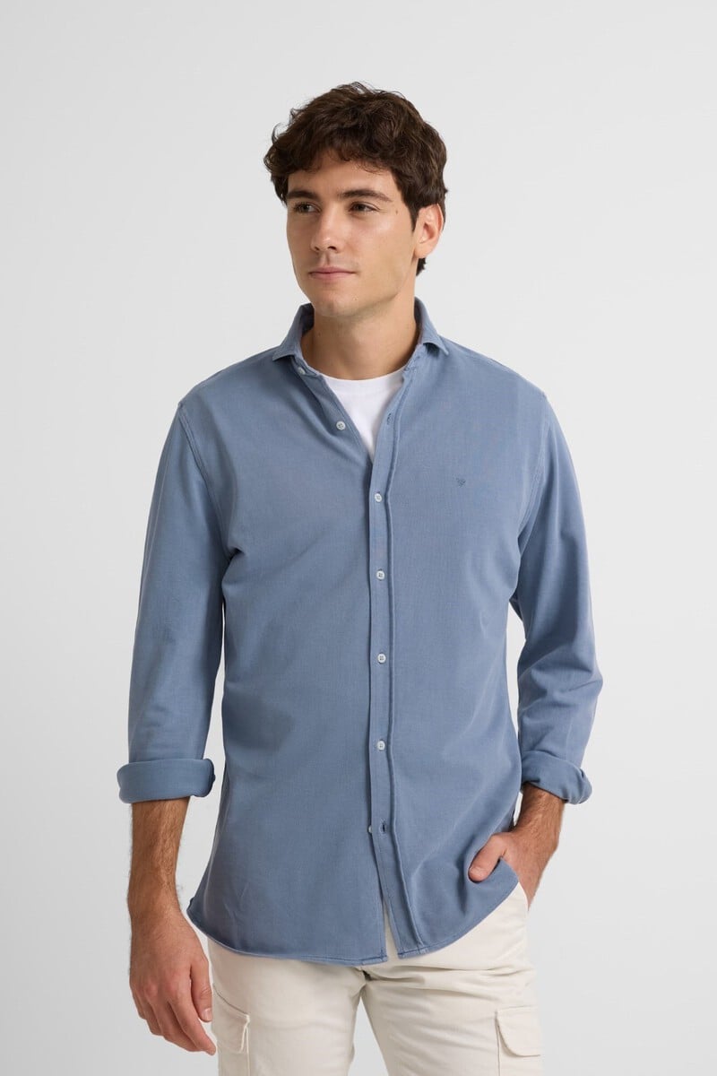 Cortefiel Camisa sport lisa