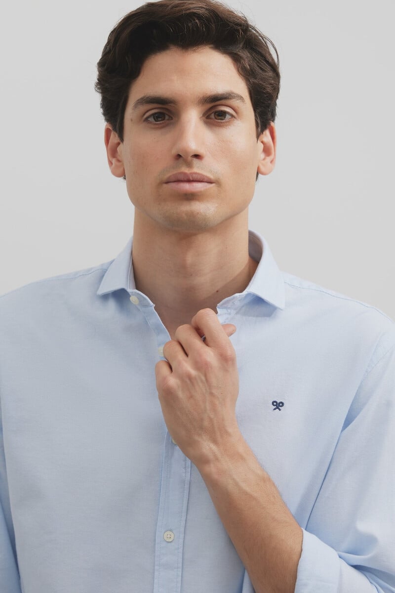 Cortefiel Camisa Sport Oxford Cutaway