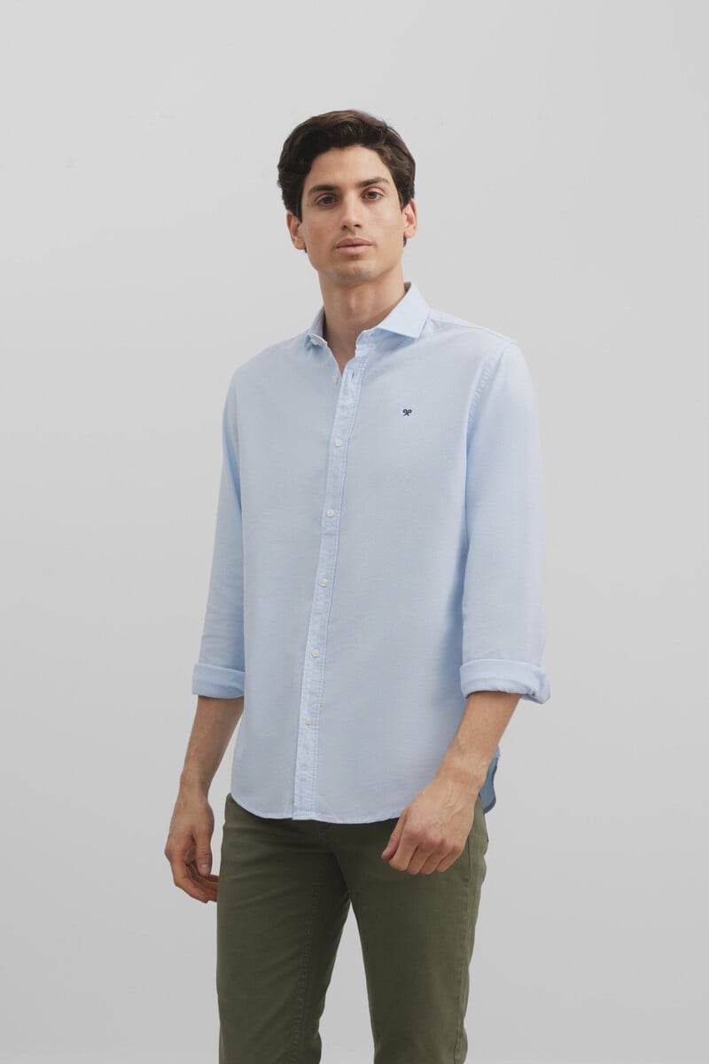 Cortefiel Camisa Sport Oxford Cutaway