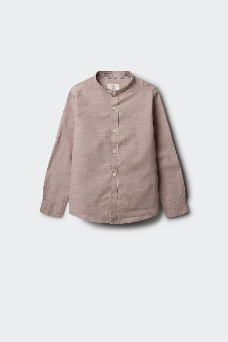 Cortefiel Camisa textura cuello mao niño