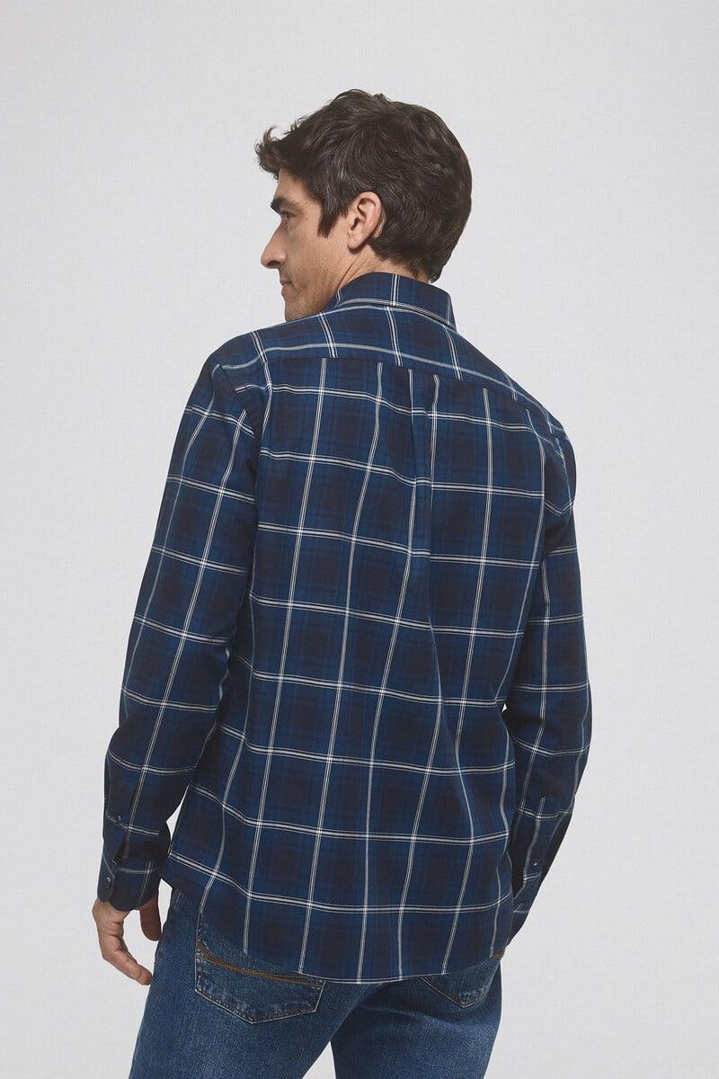 Cortefiel Camisa Twill Cuadros