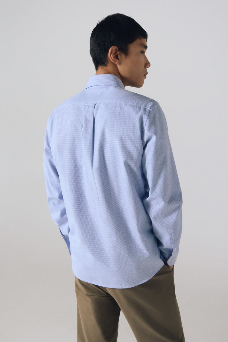 Cortefiel Camisa Twill Cuadros