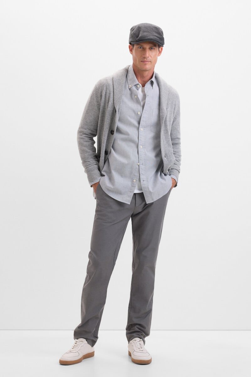 Cortefiel Camisa twill cuadros