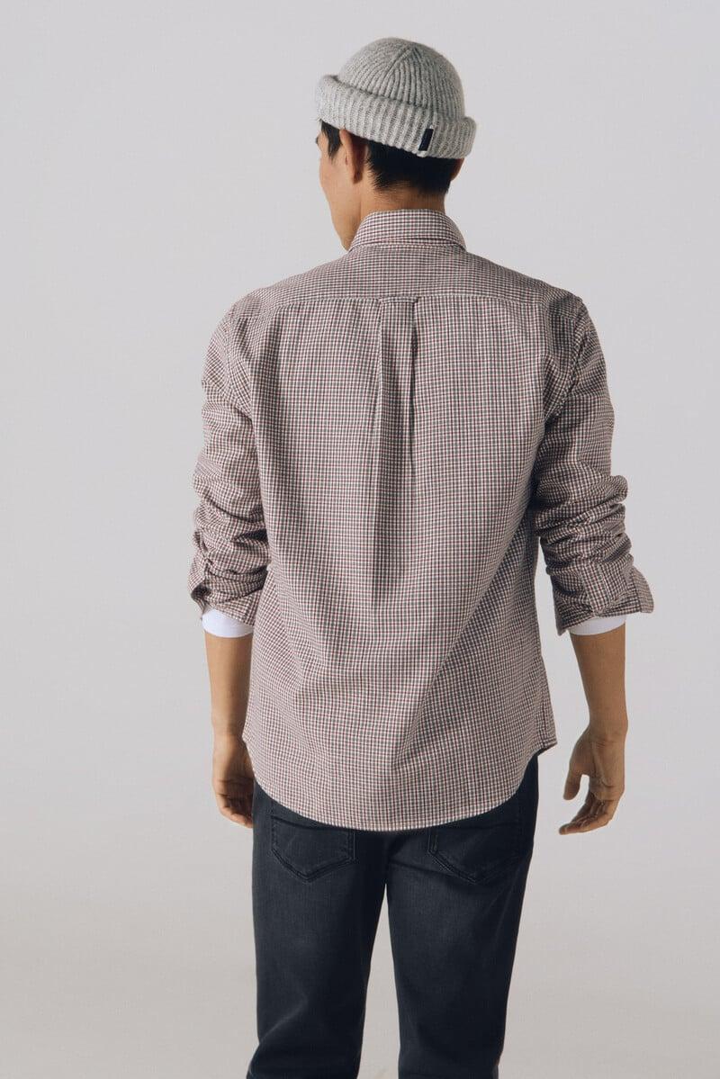 Cortefiel Camisa Twill Cuadros