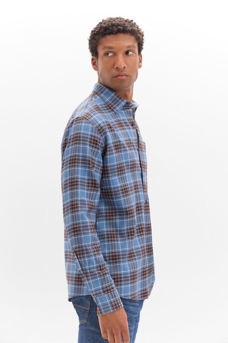Cortefiel Camisa Twill Cuadros