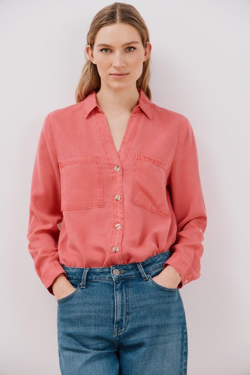 Cortefiel Camisa Vaquera Tencel