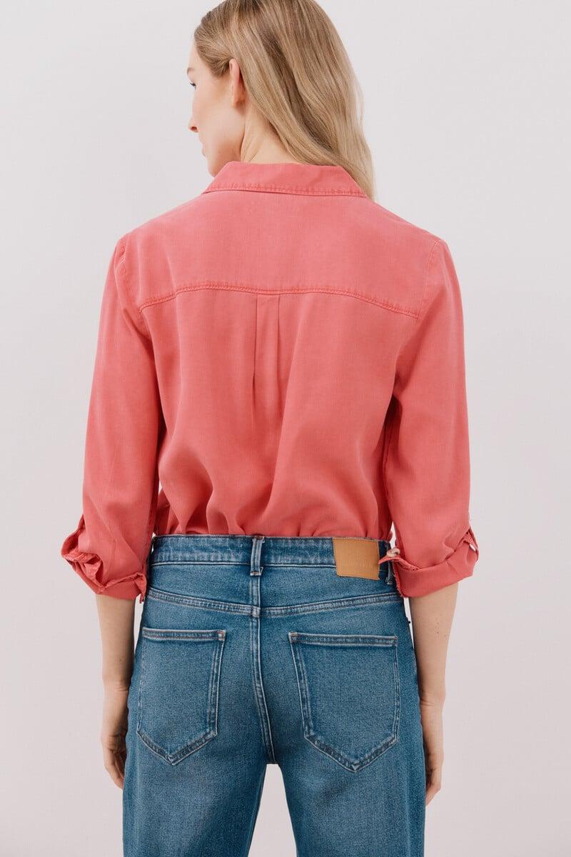 Cortefiel Camisa Vaquera Tencel