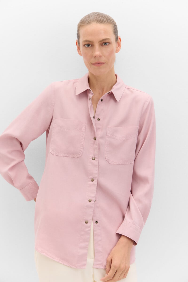Cortefiel Camisa Vaquera Tencel
