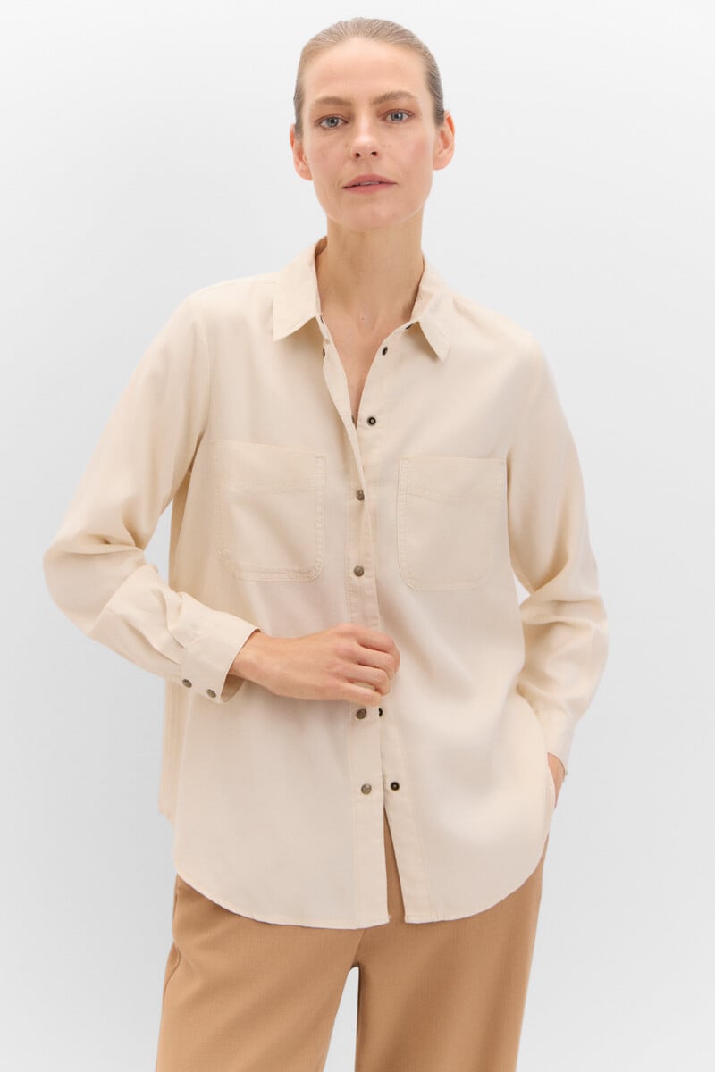 Cortefiel Camisa Vaquera Tencel