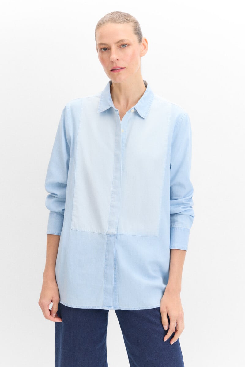 Cortefiel Camisa vaquera tonos