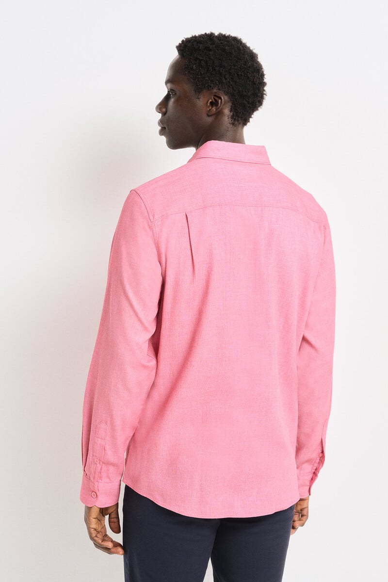 Cortefiel Camisa Vestir Bicolor