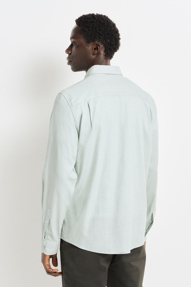 Cortefiel Camisa Vestir Bicolor