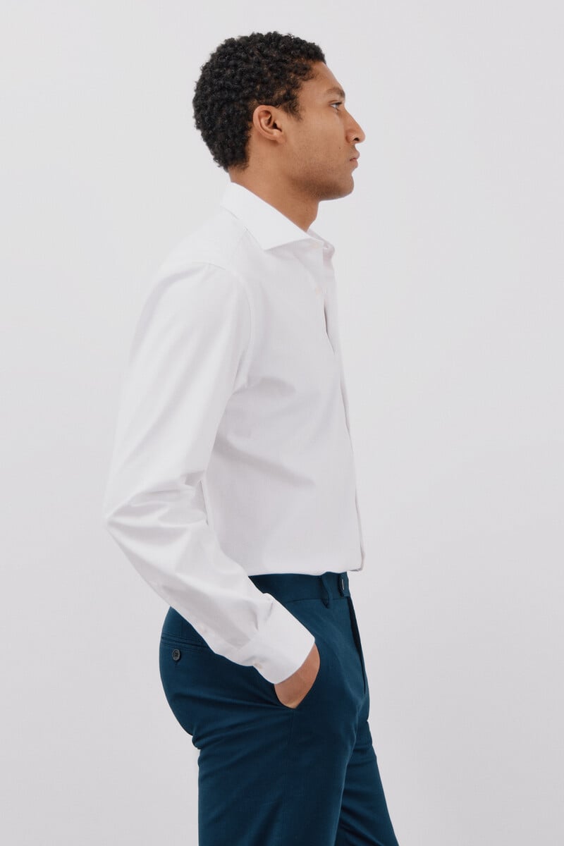 Cortefiel Camisa Vestir Lisa Fácil Plancha