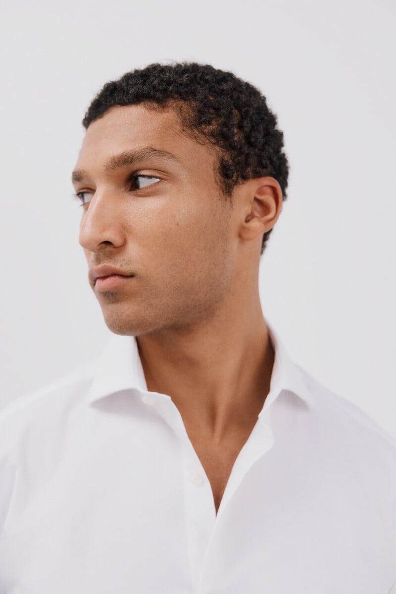 Cortefiel Camisa Vestir Lisa Fácil Plancha