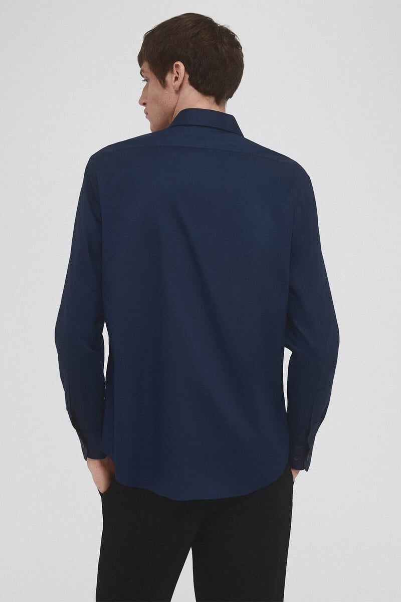 Cortefiel Camisa Vestir Lisa Fácil Plancha