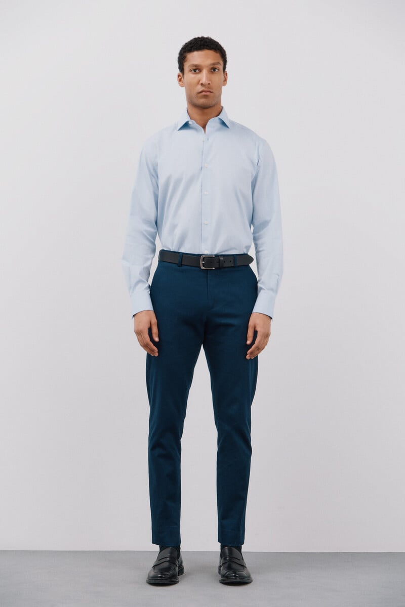 Cortefiel Camisa Vestir Lisa Fácil Plancha