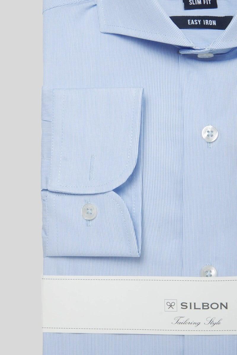 Cortefiel Camisa Vestir Mini Rayas Puño Simple