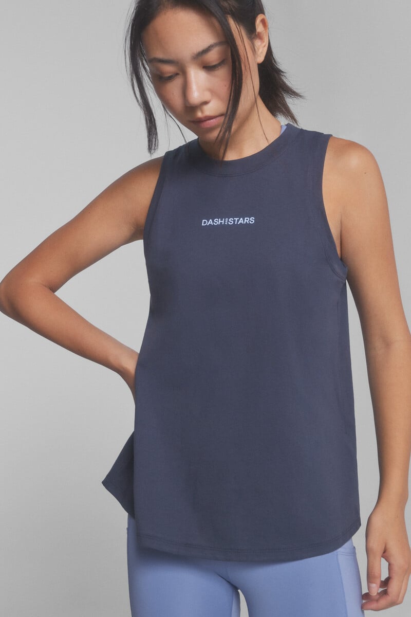 Cortefiel Camiseta 100% Algodón Marengo
