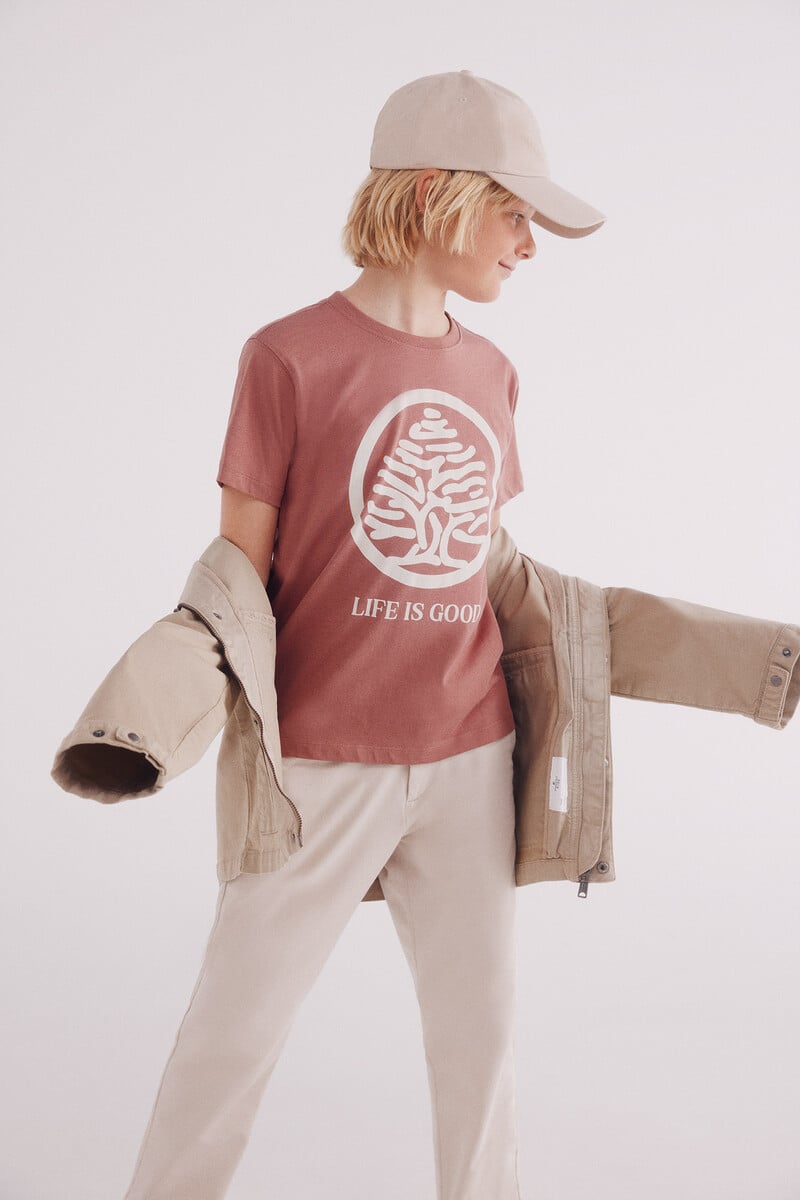 Cortefiel Camiseta Arbol niño