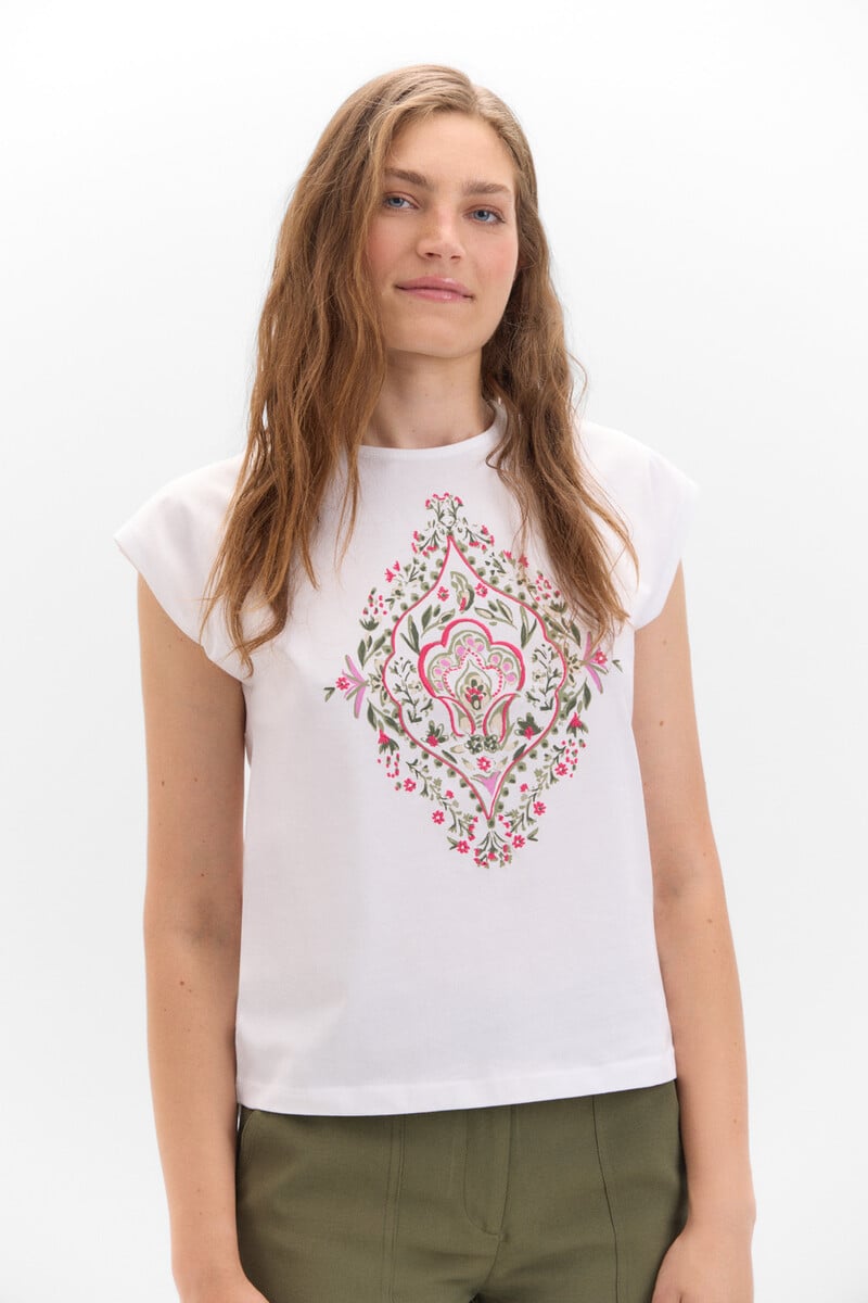 Cortefiel Camiseta Básica Algodón