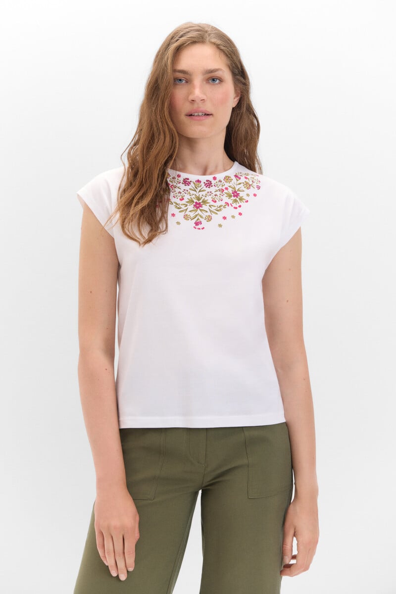 Cortefiel Camiseta Básica Algodón