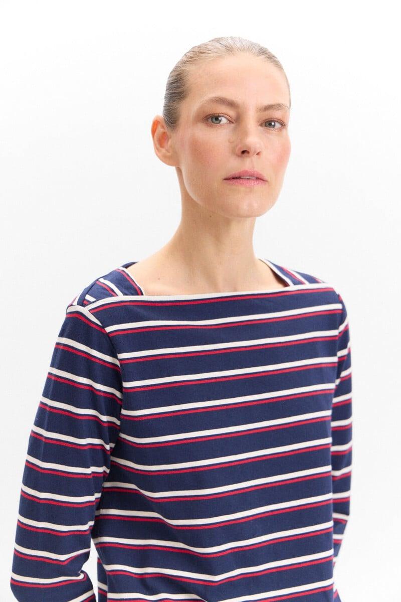 Cortefiel Camiseta Básica Barco